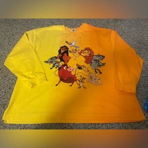 DISNEY Disneyland Resort Long Sleeve Adult XXL Lion King NWT